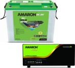 Amaron - HB1200AP Sine Wave Home UPS - 12V and Tall Tubular 150AH Battery Combo